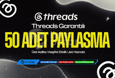 Garantılı - Threads 50 Adet Paylaşım