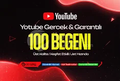 Garantılı - Youtube 100 Beğeni
