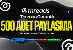 Garantılı - Threads 500 Adet Paylaşım