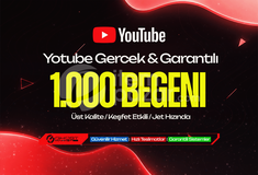 Garantılı - Youtube 1.000 Beğeni