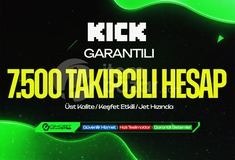 Garantılı - Kick 7.500 Takipçili Hesap