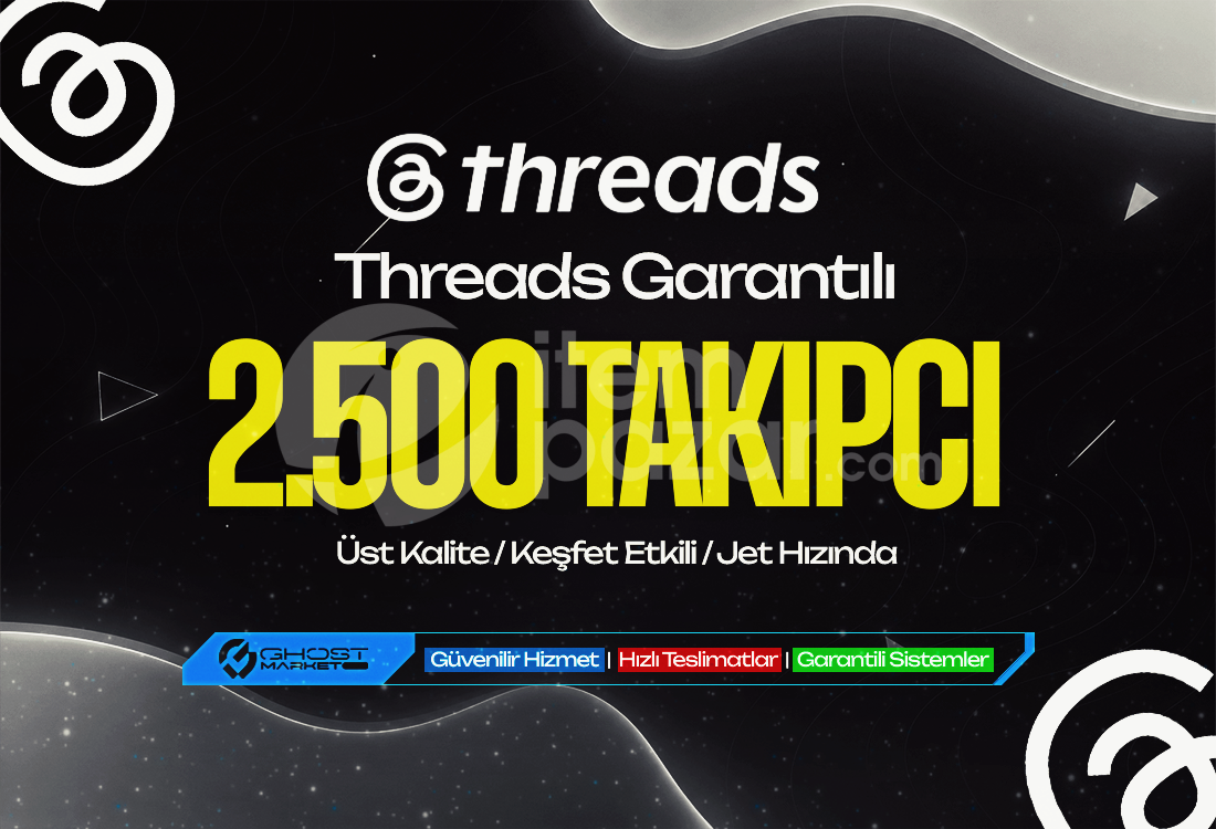 Garantılı - Threads 2.500 Takipçi