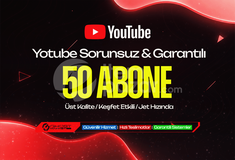 Garantılı - Youtube 50 Abone 