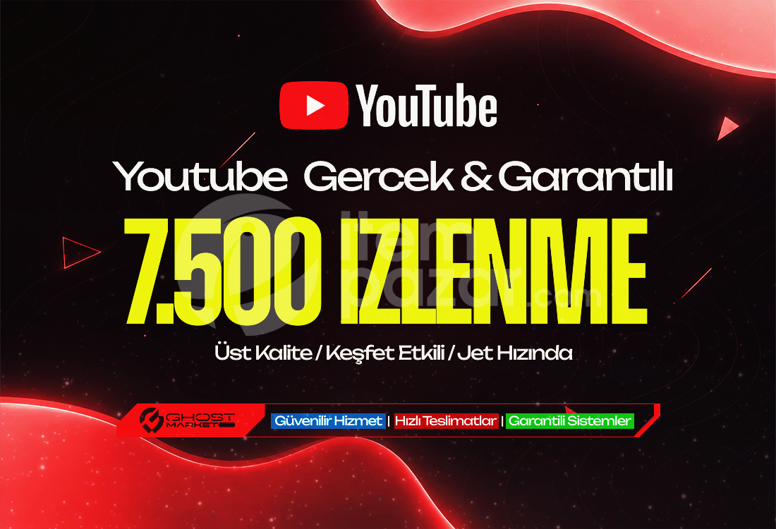 Garantılı - Youtube 7.500 İzlenme