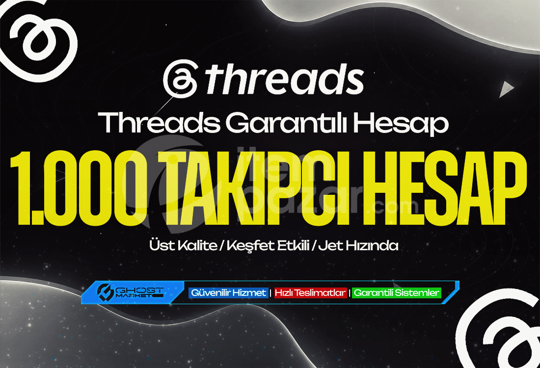 Garantılı - Threads 1.000 Takipçili Hesap