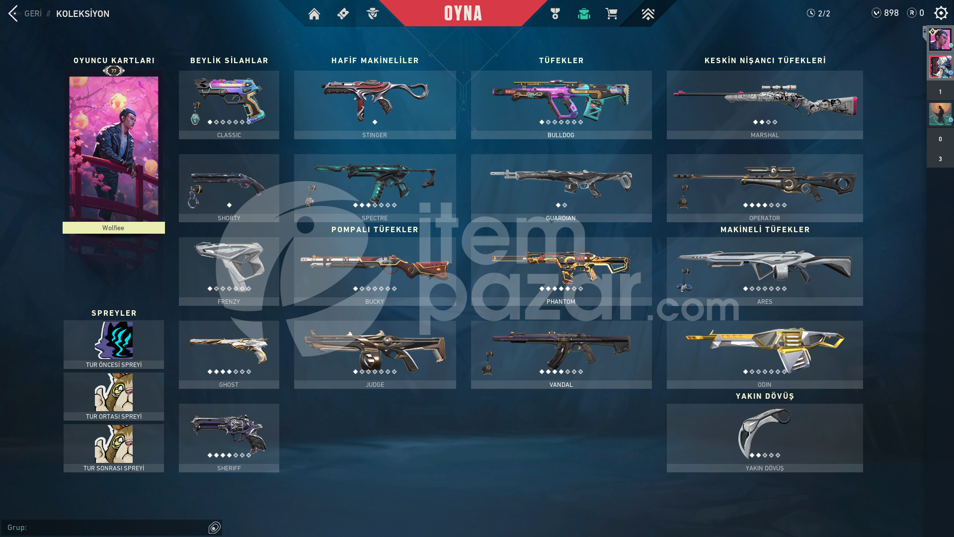 | PASİF | 15 SKİNLİ KAOS VNDL FULL ENVNTR