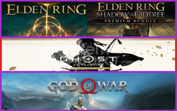 Elden Ring + Ghost of Tsushima + God Of War