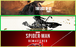 The Last of Us Part I + Ghost of Tsu + Spider