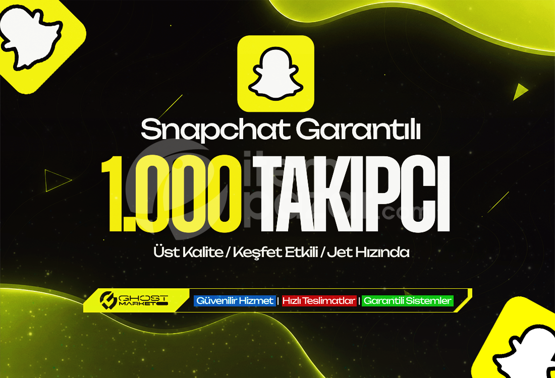 Garantılı - Snapchat 1.000 Takipçi