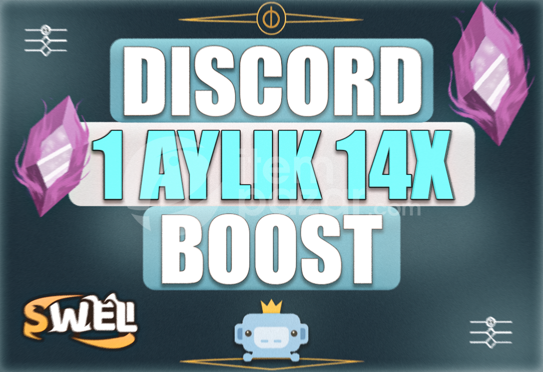 14X Discord Sunucu Boost (1 Aylık)