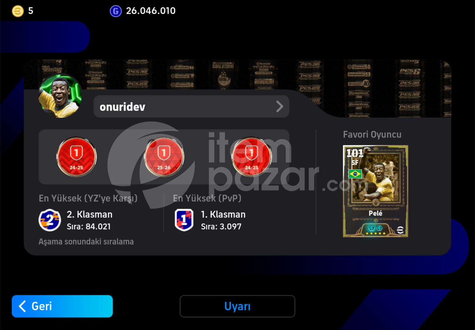 3280Kg Tek bağ 109 Best 108 Becanbeuer & Pele!