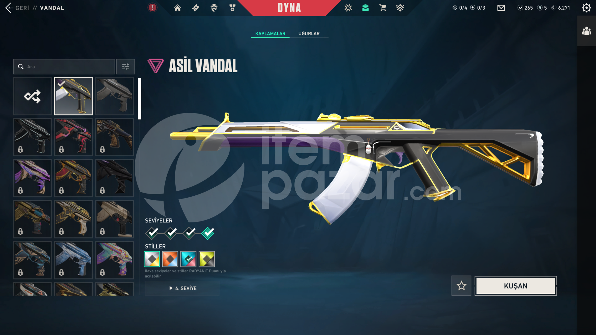 ASİL SET + GOLD YEMEK PARASINA