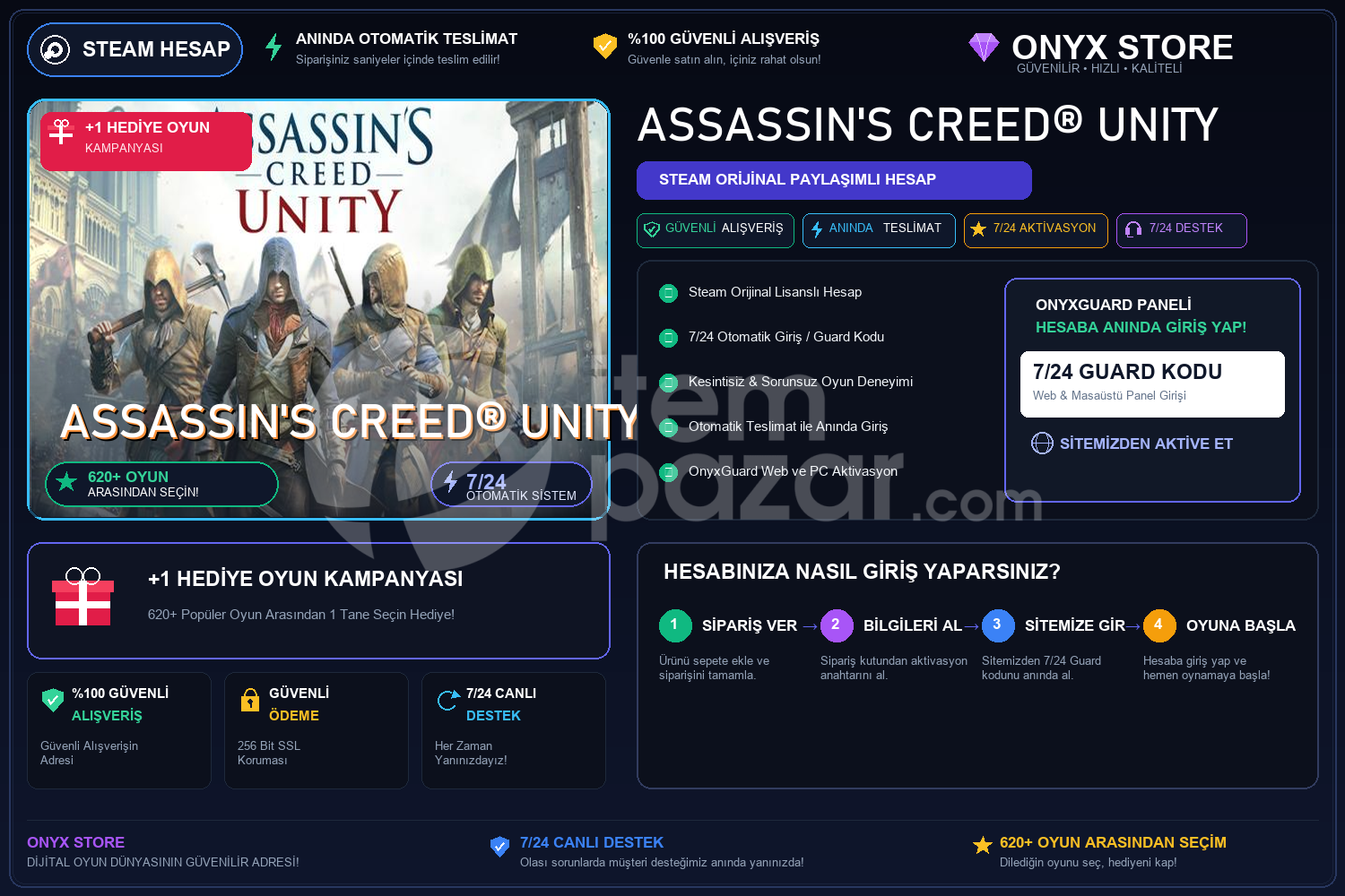 Assassin's Creed® Unity Garantili + Hediye