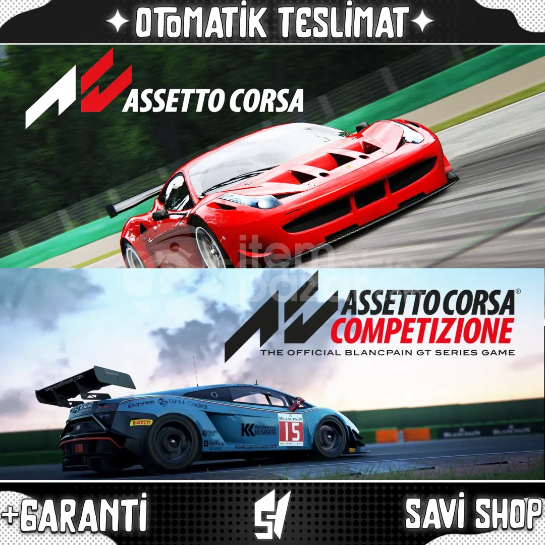 Assetto Corsa+Competizione HESAP+GARANTİ