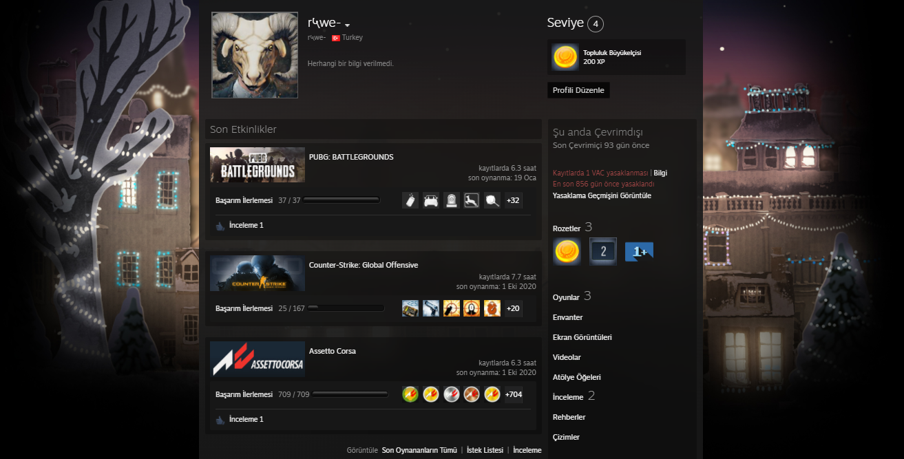 ASSETTO CORSA PAYDAY 2 PES 2020 PUBGLİ 4 SEVİYE
