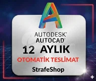 AUTOCAD AUTODESK 1 YILLIK LİSANS KİŞİSEL HESAP