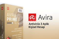 Avira Prime Antivirüs 3 Aylık Kişisel Hesap
