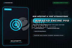 B2B Lead Engine Pro Harita ve Web Musteri Botu