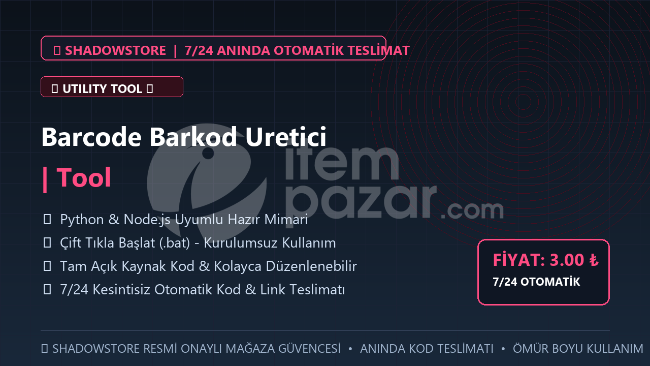 Barcode Barkod Uretici | Tool | #100