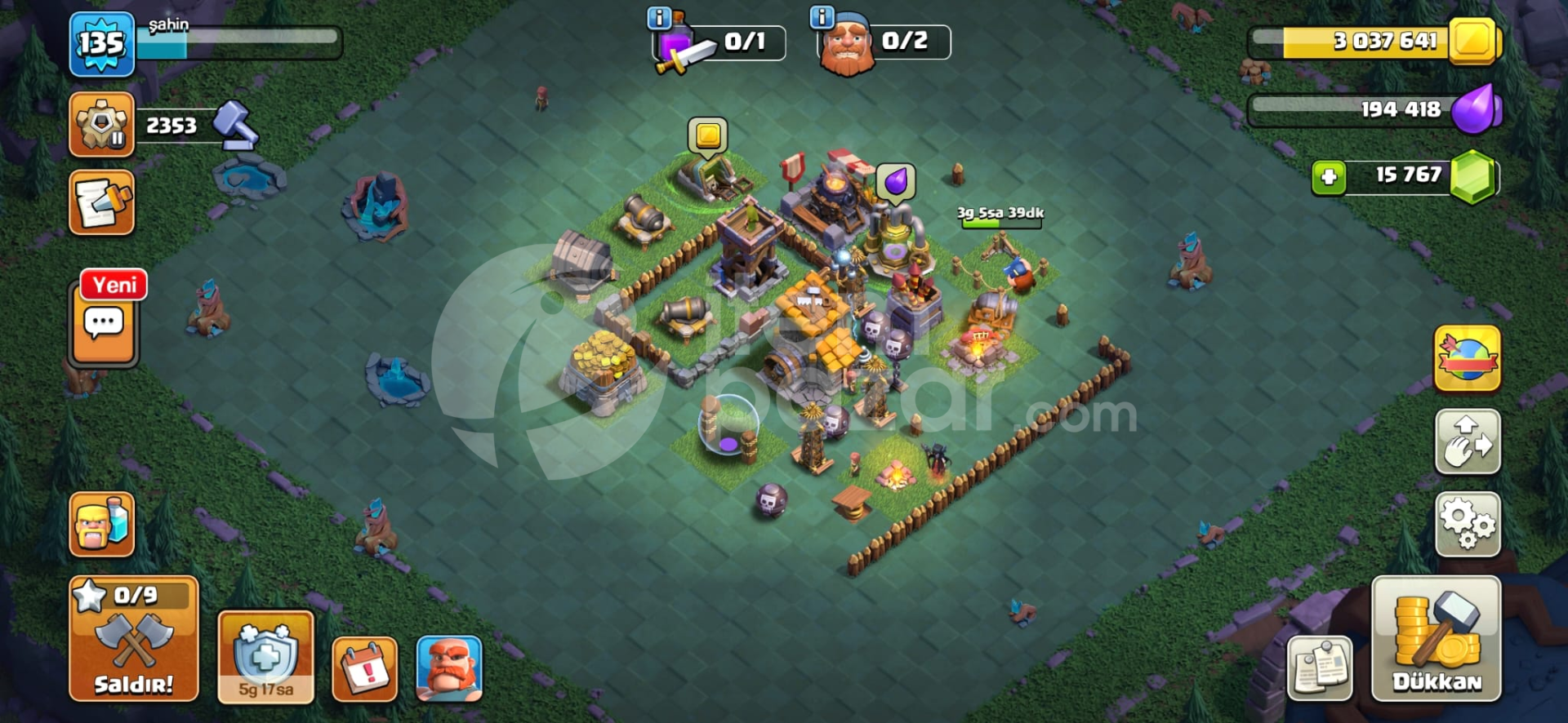 Bb13 15k yeşil taşlı hesap