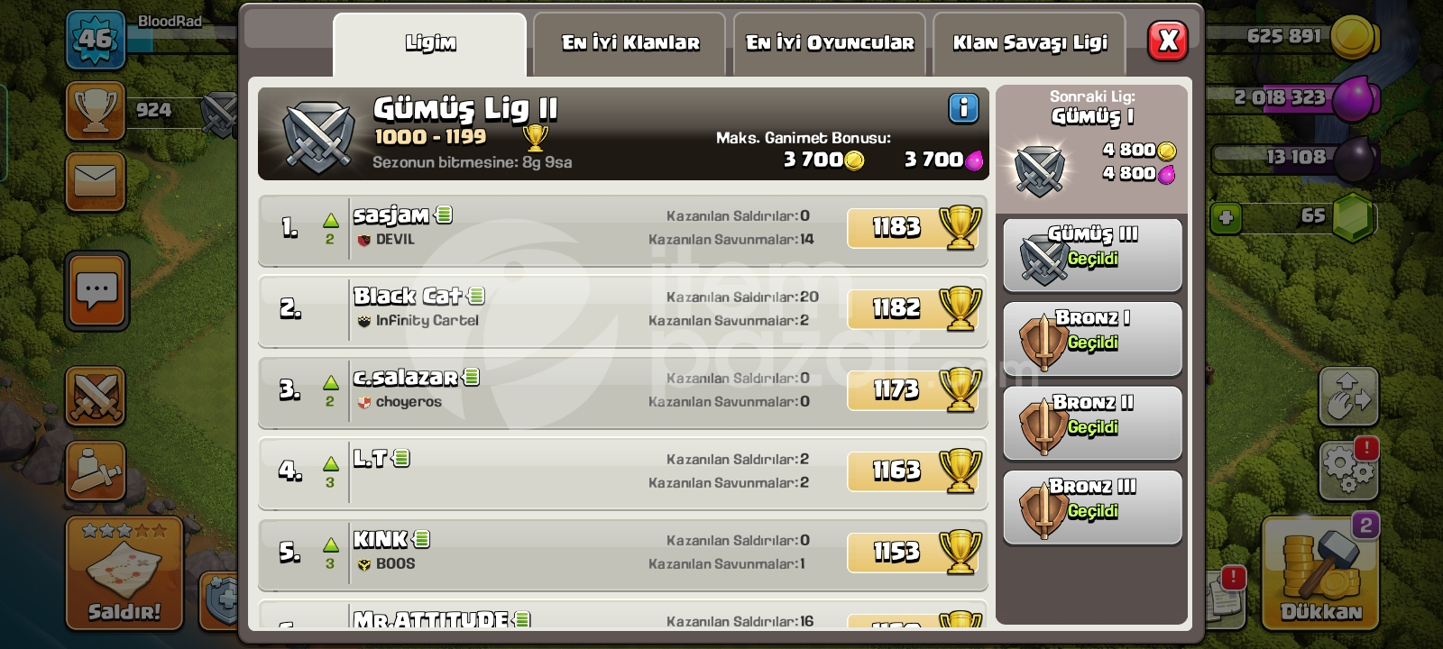 belediye 7 sekize basılcak 46 level hesap