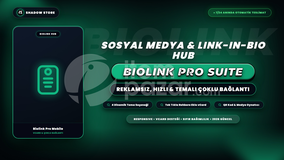 Biolink Pro - Çoklu Bağlantı, vCard ve Sosyal