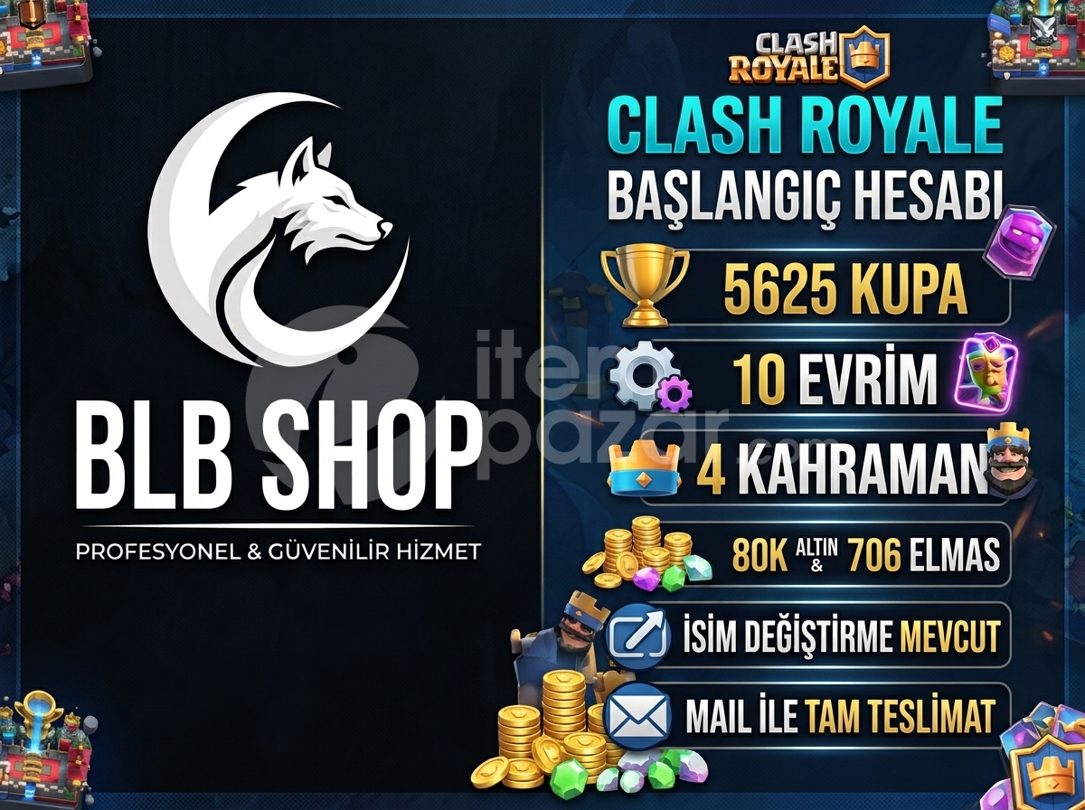 [BLB SHOP] 5625 KUPA - 10 EVRİM! , 4 KAHRAMAN
