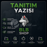 BLB Shop | Profesyonel Tanıtım Yazısı 