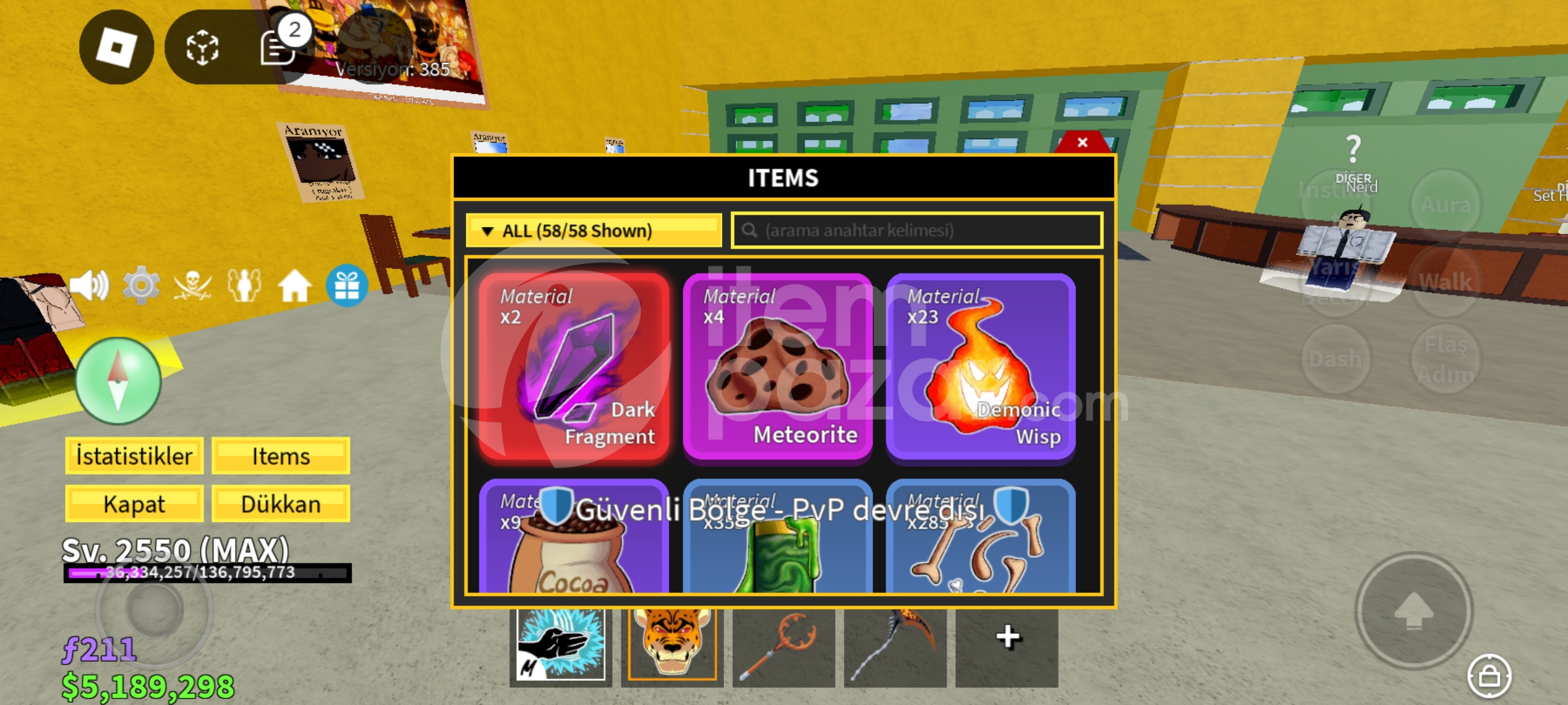 blox fruit hesap max 