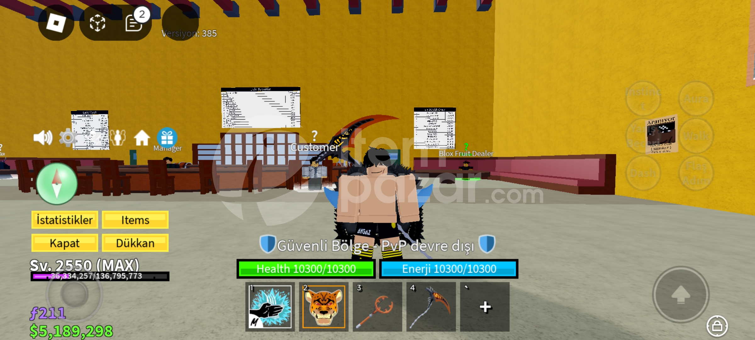 blox fruit hesap max