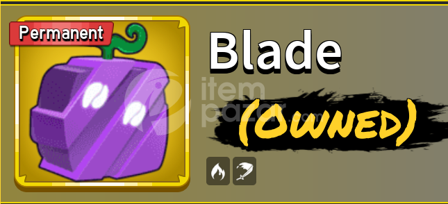 Blox Fruit Perm Blade Permament Blade