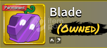 Blox Fruit Perm Blade Permament Blade