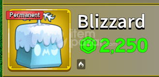 Blox Fruit Perm Blizzard Permament Blizzard