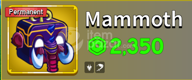 Blox Fruit Perm Mammoth Permament Mammoth