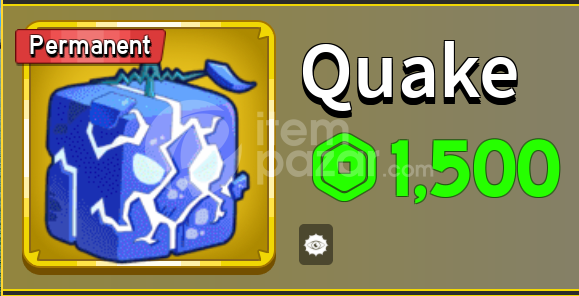 Blox Fruit Perm Quake Permament Quake