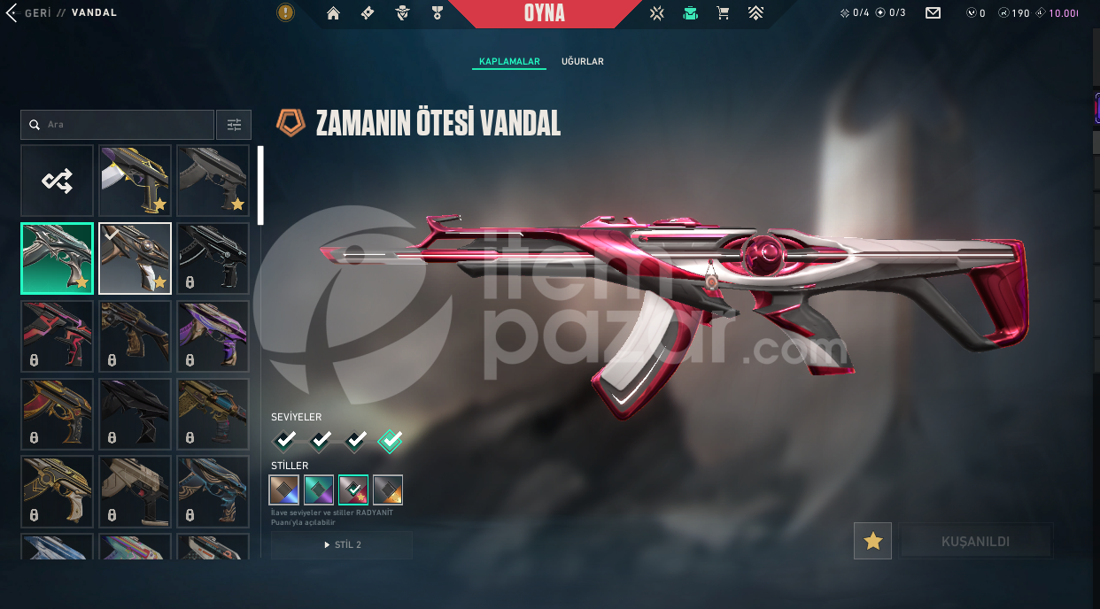 Bol Skinli Hesap Alınma Riski 0