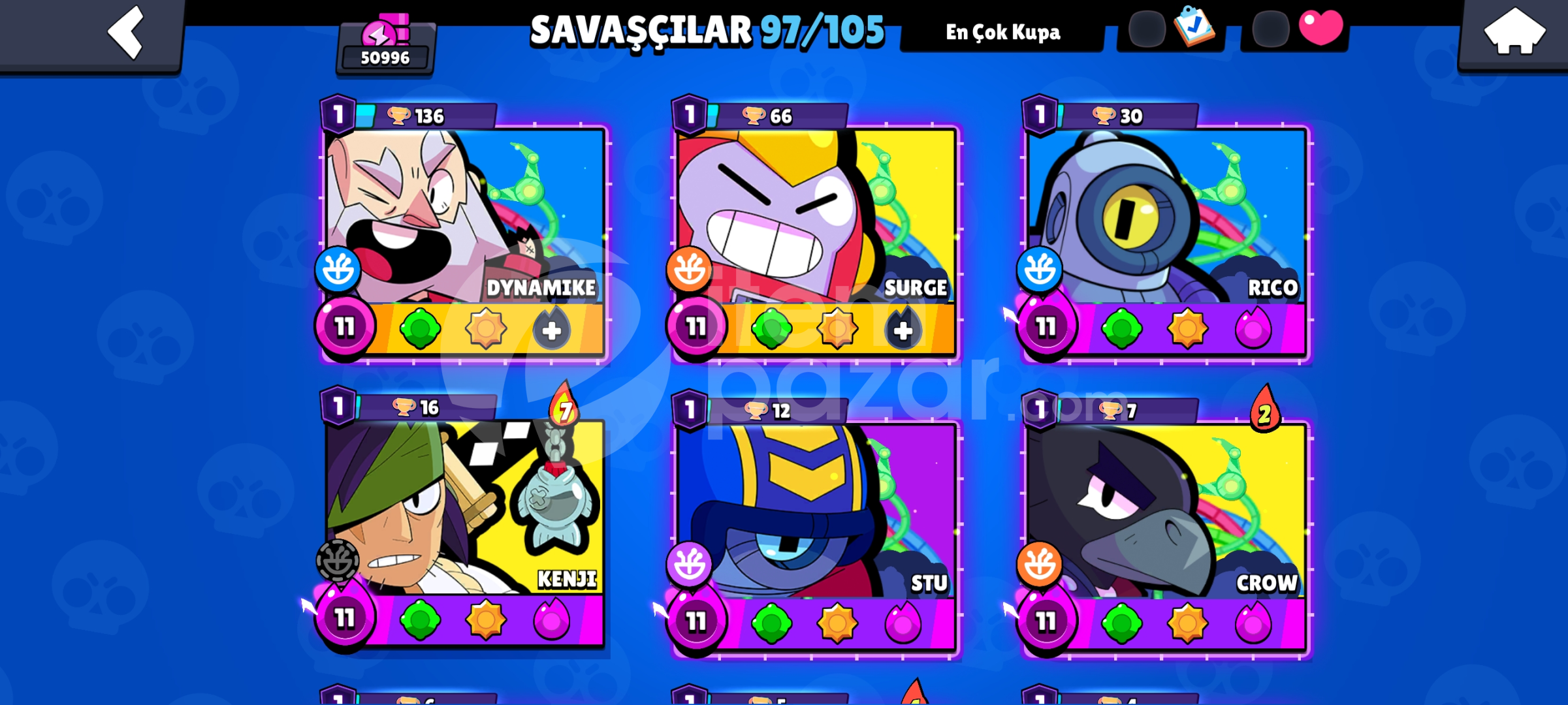 bomba gibi clash royalehesabı 7100 ve bs hesabı