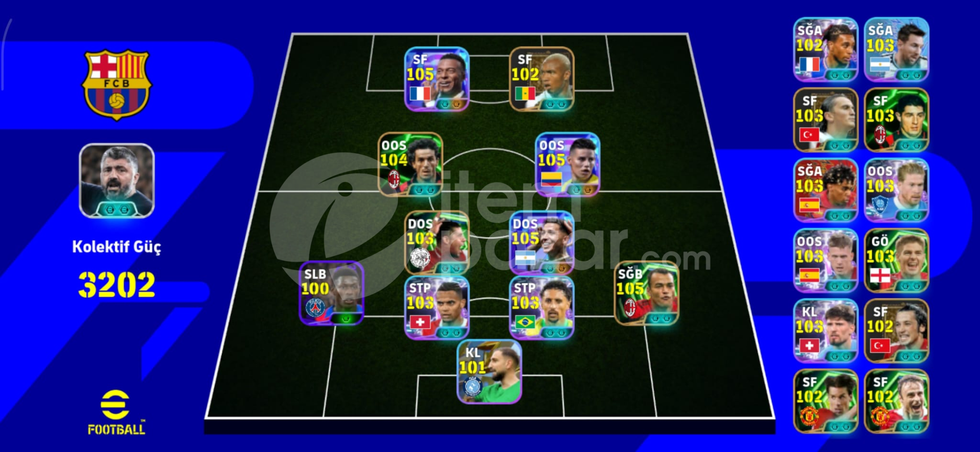 106 Bombacı James Rodriguez 105 mbappe ve enzo