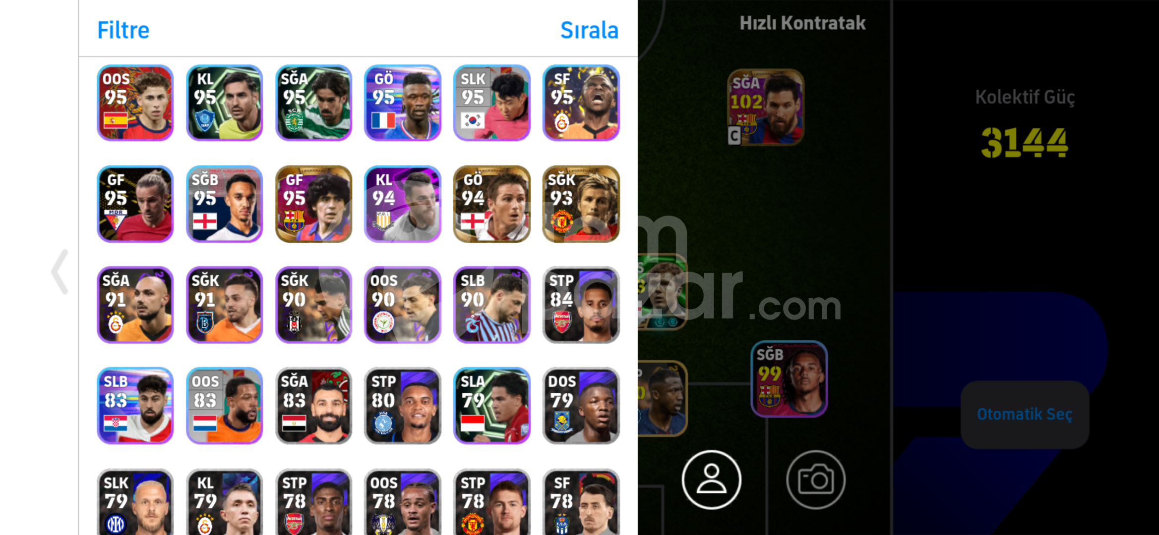 Bombaci kvara İcon Messi Ronaldo
