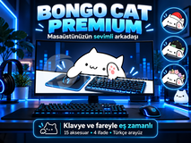 Bongo Cat Premium | Masaüstü Pet/Maskot