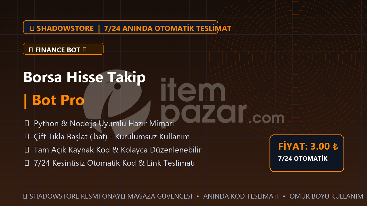 Borsa Hisse Takip | Bot Pro | #094