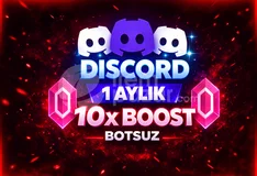 ⭐BOTSUZ | 1 Ay Discord 10x Boost GARANTİLİ⚡