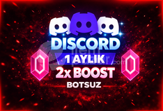 ⭐BOTSUZ | 1 Ay Discord 2x Boost⭐