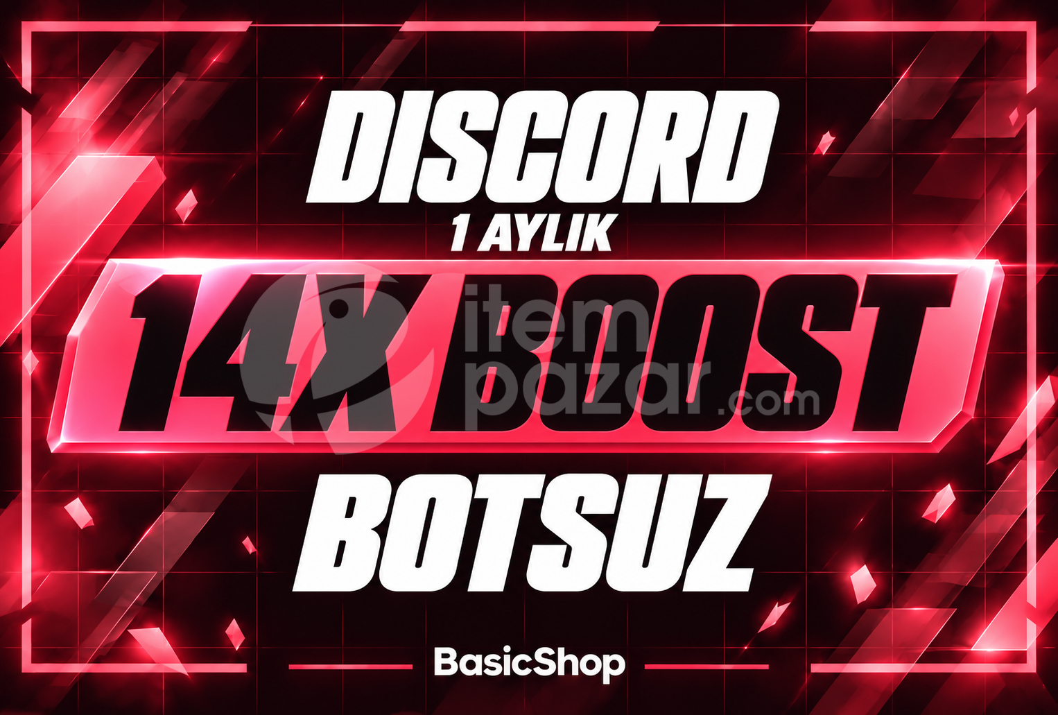 [BOTSUZ] Discord 1 Aylık 14X Boost