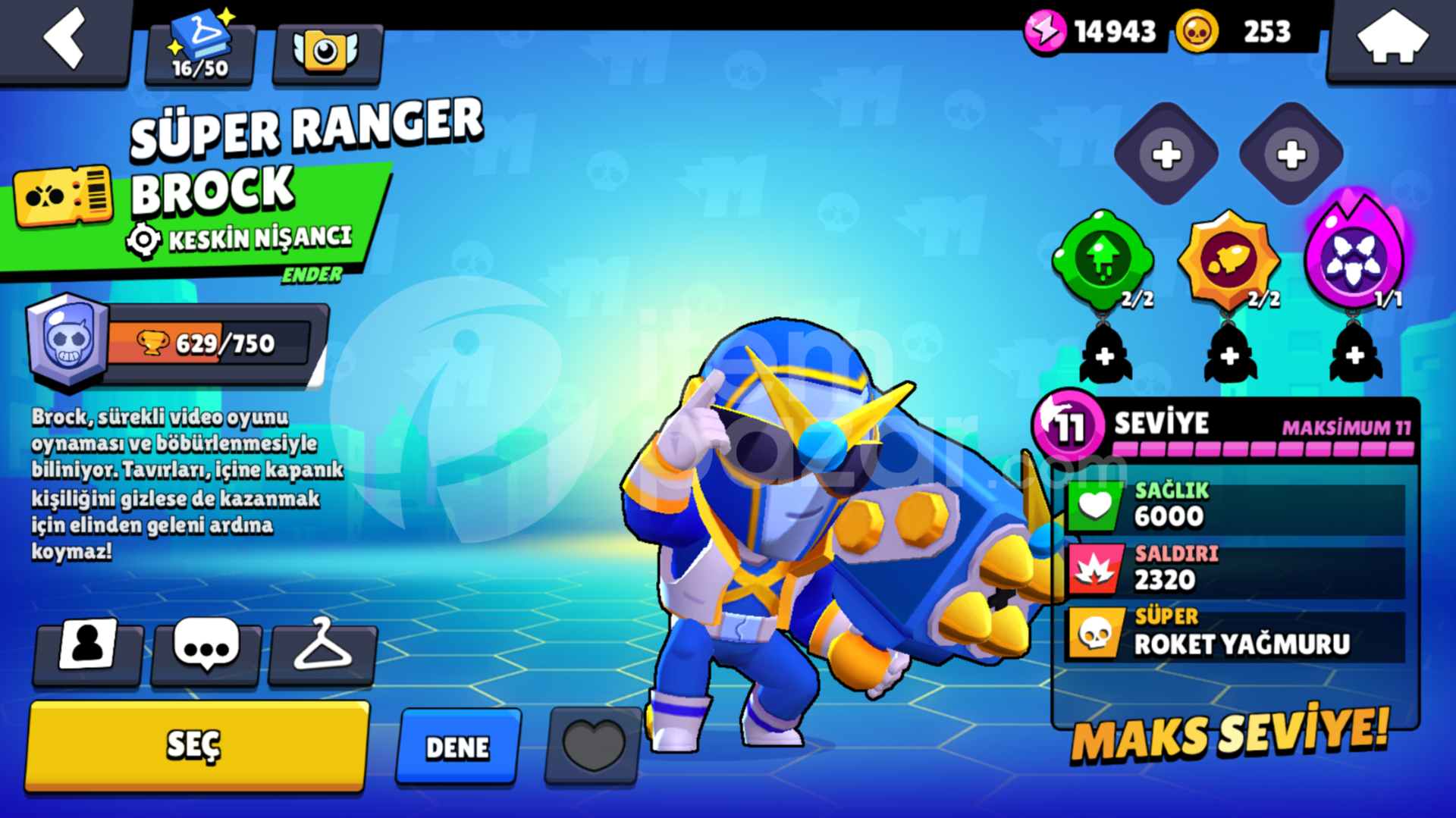 Brawl Stars 1-6 sezon arası full brawl pass