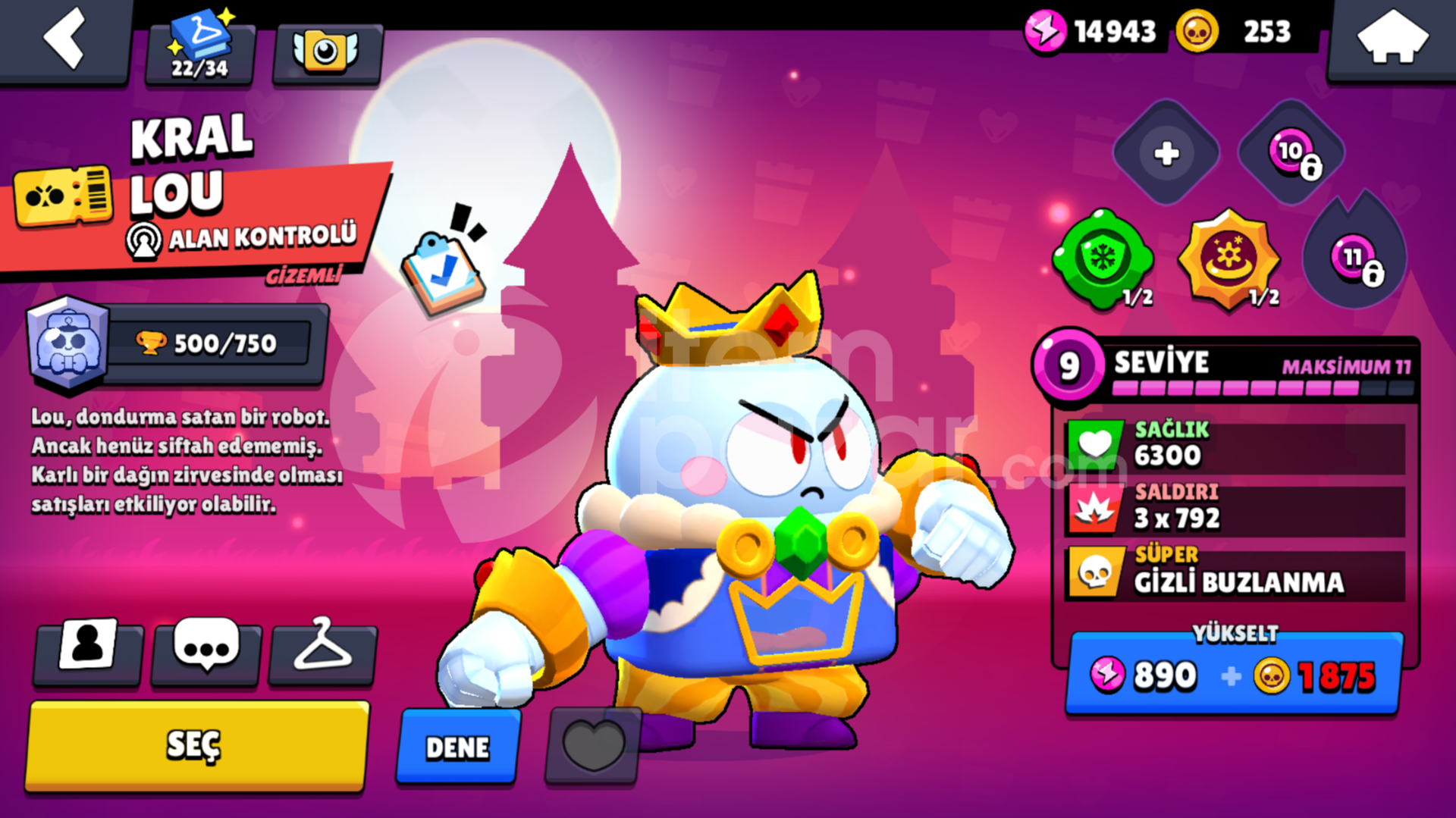 Brawl Stars 1-6 sezon arası full brawl pass