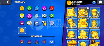 Brawl Stars 233 Kostümlü 30600 Kupalı Hesap