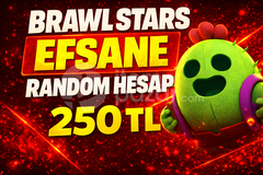 ⭐️ BRAWL STARS 250 TL EFSANE RANDOM HESAP