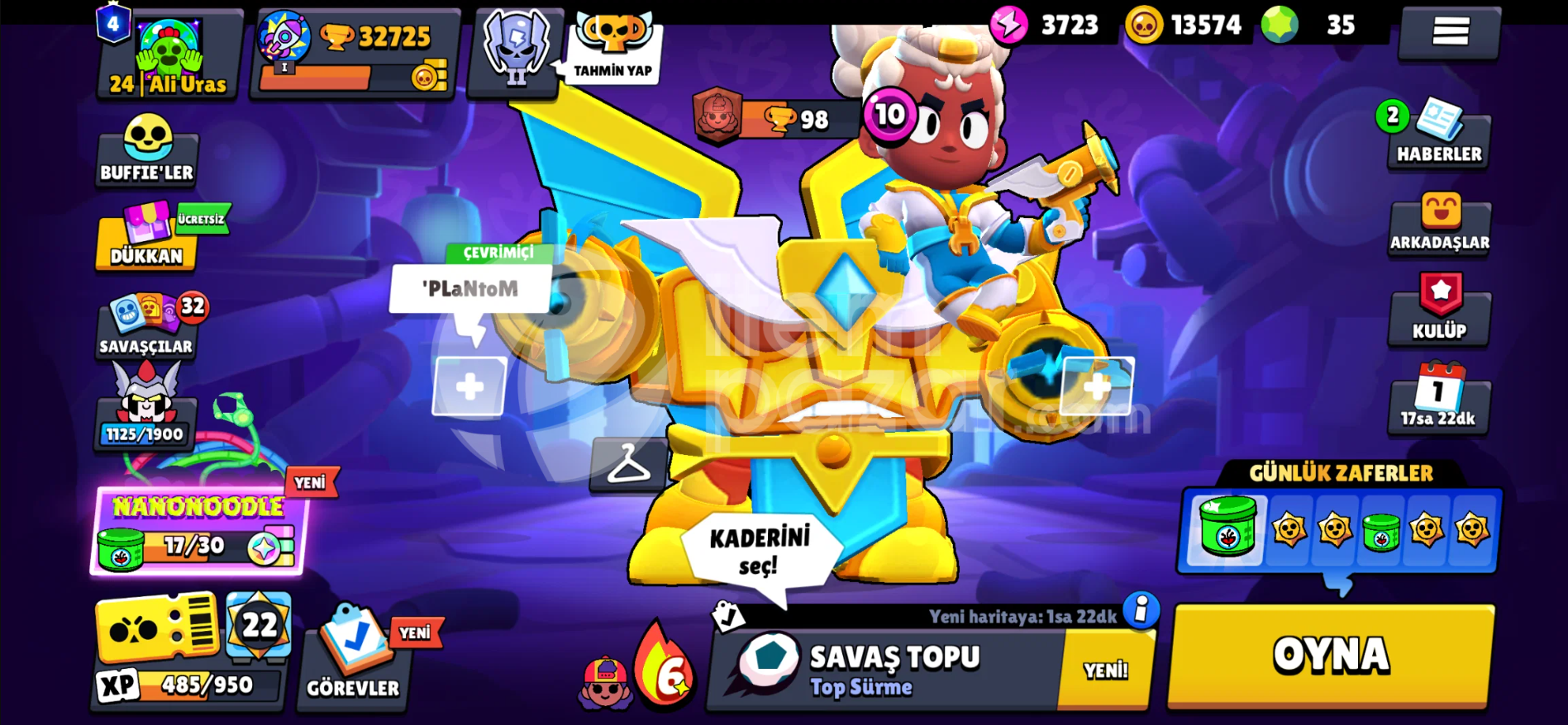 Brawl Stars 32.7K Kupalık hesap