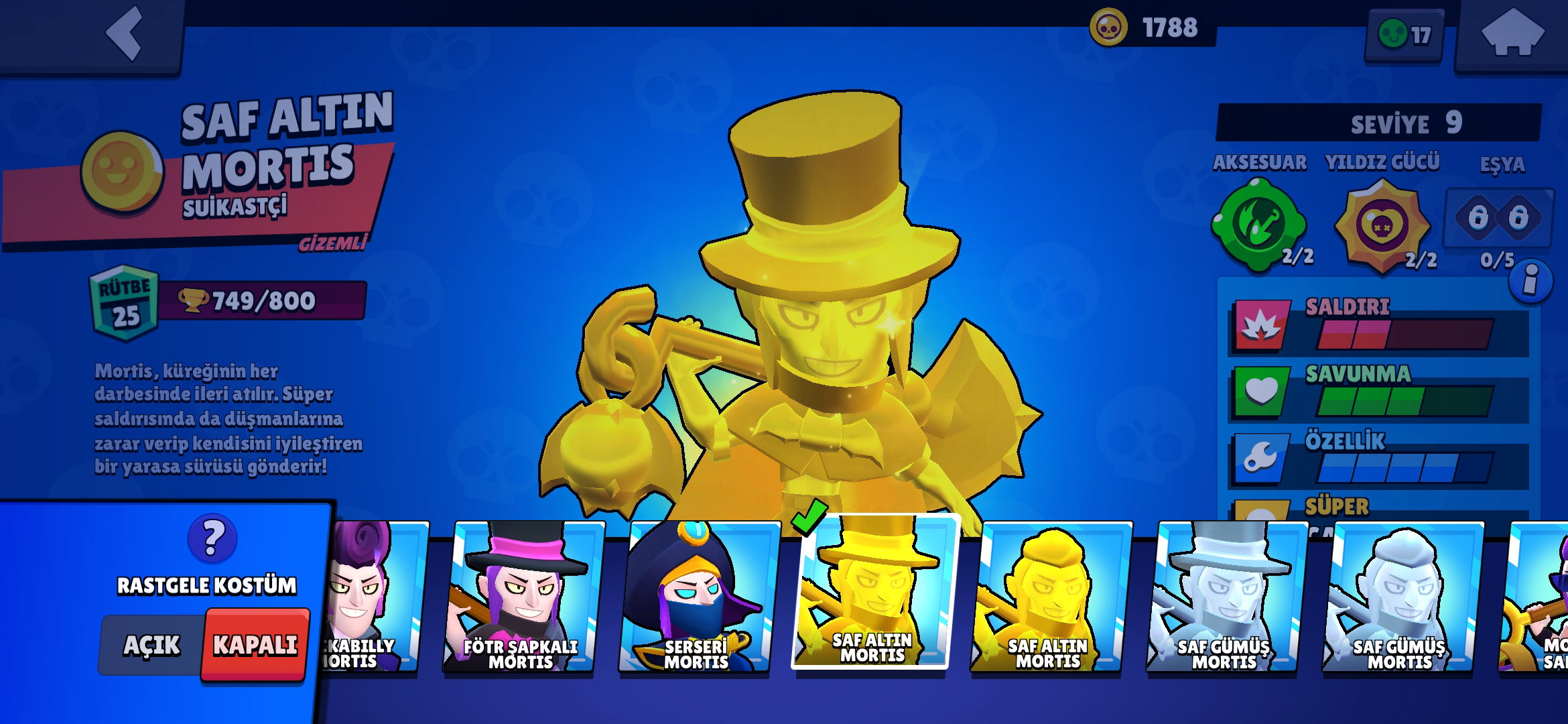BRAWL STARS 40+ KUPA 54/55 EFSANEVİ HESAP